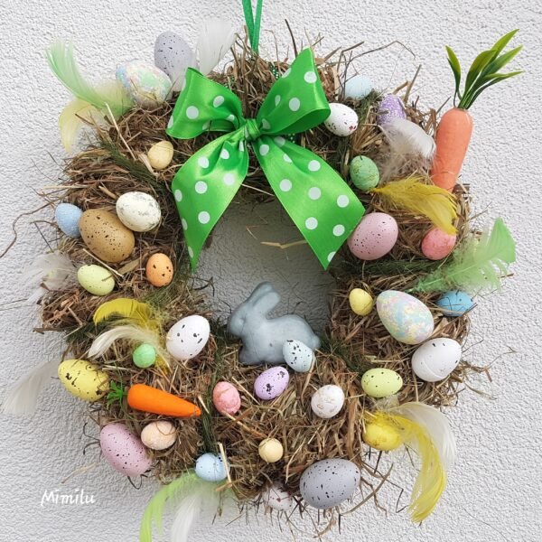 wianek wielkanocny zając