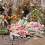 palma wielkanocna z suszonych kwiatów